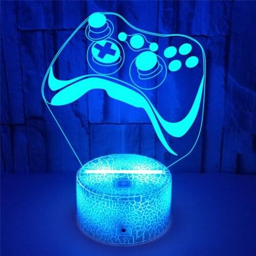 3d Lamp Illusion Led Night Lights 7/16 Color Changing Game Table Lamp for Bedrrom Kids Gift Toys Birthday Party Home Decor Light