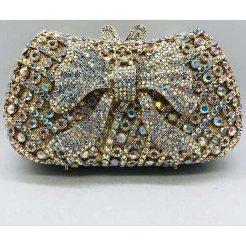 2021 new arrival Evening Metal Clutches Luxury women Bag Wedding Bridal Purse Luxury Bag for Wedding&Party high quality purse