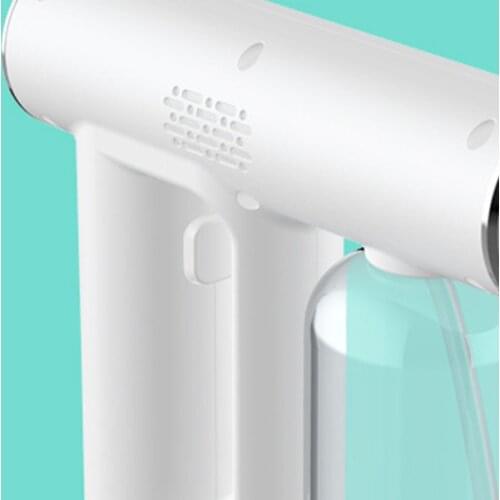 Portable Nano Steam Sprayer Cordless Blue Light Fog Machine Indoor Outdoor