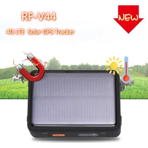 RF-V44 Farming version 4G waterproof real-time gps tracker For cow gps tracking device with temperature accuracy solar power