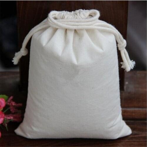 Custom made cotton sacks Drawstring pouch Drawstring bags tea Jute bags Drawstring beam port bags Travel storage bags