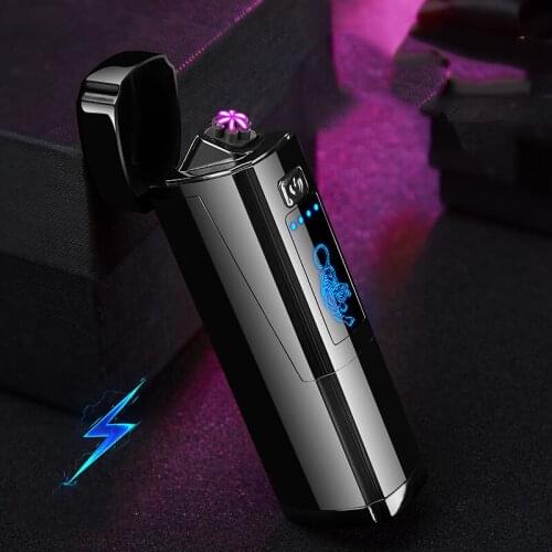 Six Arc Lighter Lighters Smoking Funny Electric Lighter Usb Rechargeable Plasma Lighter High Power Esqueiro De Plasma Briquets