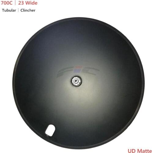 FIC carbon disc wheel 23mm wide clincher Track Triathlon bike Time Trial Road bicycle switchable hub Rear tubular disc wheels