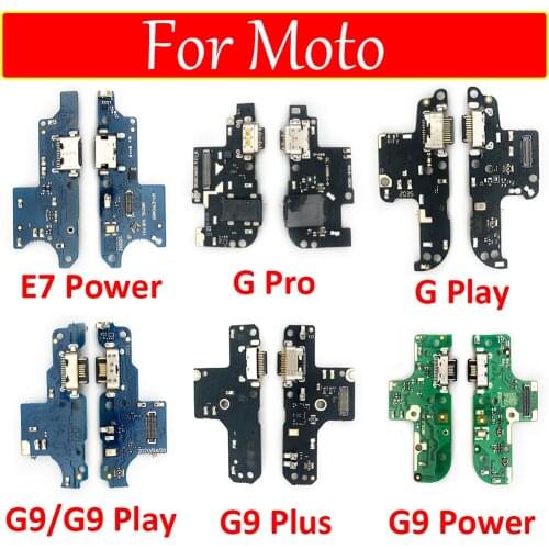 USB Charging Port Jack Dock Charger Connector Board Flex Cable For Moto G Pro G9 Power G Play G30 G10 E7 Power G9 Plus