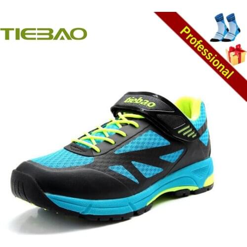 TIEBAO Cycling Shoes Men Women Breathable Self-locking Triathlon Mountain Bike Sneakers Superstar Outdoor Racing Bicycle Shoes