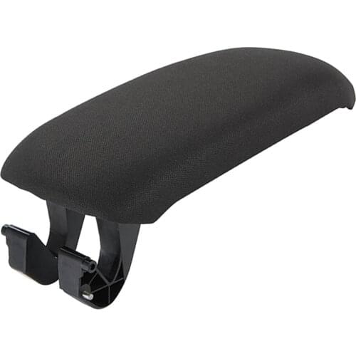 Car Armrest Center Console Lid Protector Cover For Audi A3 2003-2013 Black
