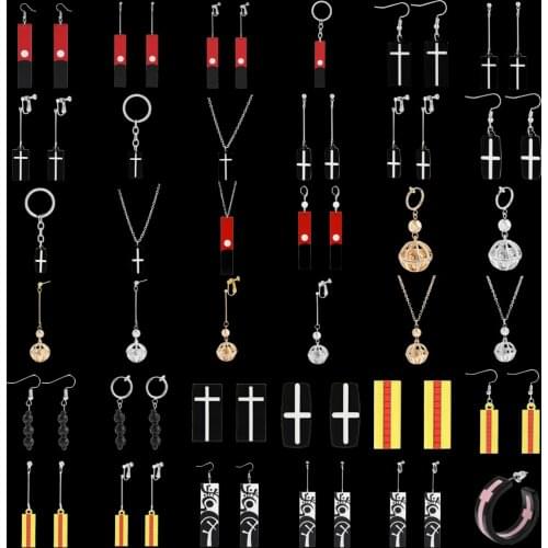 Tokyo Revengers Mitsuya Takashi Kurokawa Izana Acrylic Earrings for Women Jewelry 2021 New Demon Slayer Cosplay Anime Earrings
