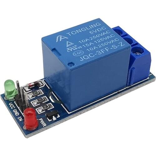 1Pcs 1 Channel Relay Module 5V Low Level Trigger Interface Board Shield for SCM Household Appliance Control Arduino DIY