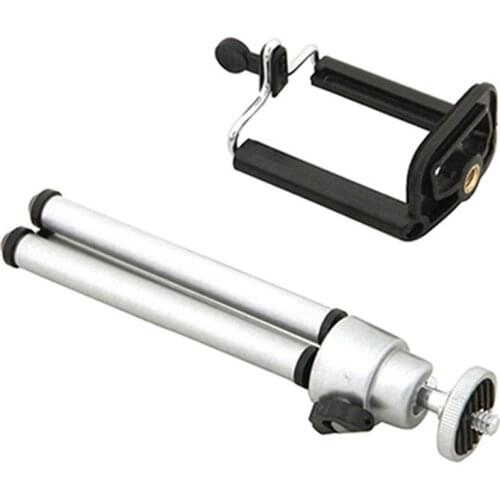 360Degree Rotatable Stand Mini Tripod Mount Phone Holder Telescopic Desktop Tripod SLR Camera Stand For Phone iPhone Samsung HTC