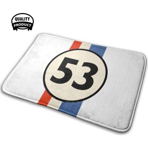 Hervie Logo 3D Household Goods Mat Rug Carpet Cushion Hervie Logo Vintage Retro Symbol Number Numbers Flag Colors Car Careers