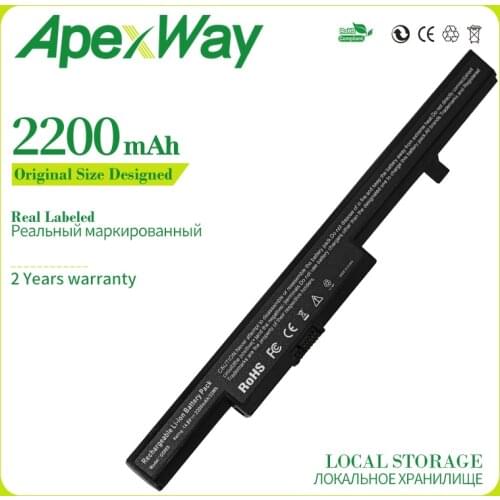 Apexway Laptop Battery for Lenovo L12L4E55 L12M4E55 L12S4E55 L13L4A01 L13M4A01 L13S4A01 for IdeaPad M4400 N40 N50 B40 B50 G550S
