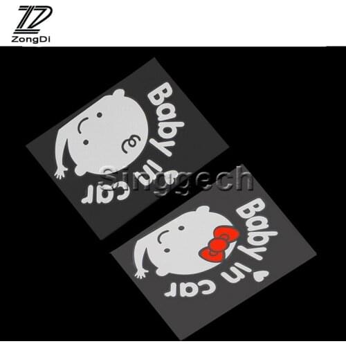 ZD Baby In Car Styling Car Stickers For BMW e46 e39 e36 Audi a4 b6 a3 a6 c5 Renault duster Lada granta Hyundai accessories