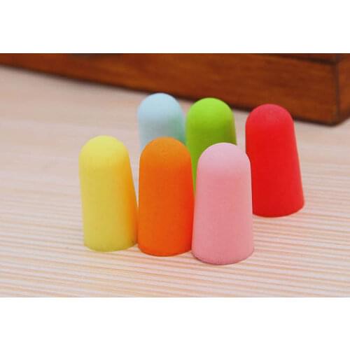 HNKMP 2PCS Anti-Noise Soft Sponge Protector Ear Plugs Foam Travel Sleep Noise Sound Prevention Reduction Tool