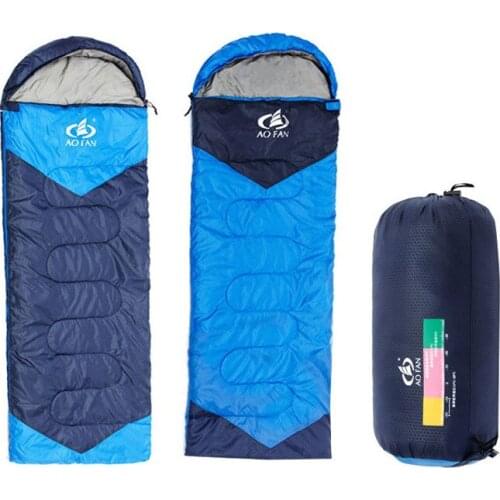 Camping Sleeping Bag, Lightweight 4 Season Warm & Cold Envelope Backpacking Sleeping Bag for Outdoor Traveling Hiking