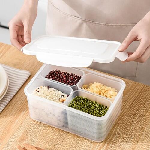 Refrigerator Food Storage Container with Lid Sealed Crisper Food Fresh Keeping Egg Fish Storage Box Fresh Spacer Organizer Case