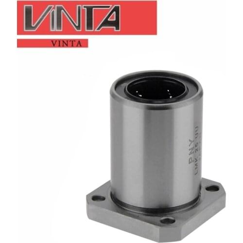 Square flange linear bearing 1pcs/lot LMK6 8 10 12 13 16 20 25 30 35 40 50 60UU Linear bearings Shaft Ball Bushings rolamentos