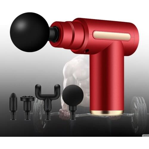 New Mini Massage Gun USB Charge Electric Muscle Massage Gun Pocket Neck Muscle Massager For Body Massage Relaxation Pain Relief