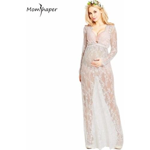 Кружевные платья для беременных Momshaper China At AliExpress
