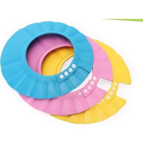New 1 Piece New Baby Shower Wash Hair Shield Hat Cap Protects Baby or Toddlers Eyes