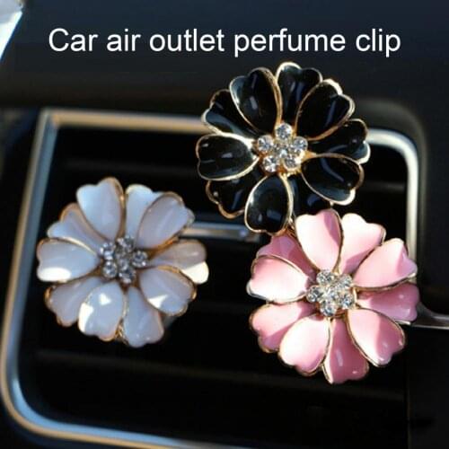 1pcs Car Air Freshener Auto outlet Perfume Romantic Flowers Clip Car Styling Perfume For Air Condition Vent Outlet Perfume