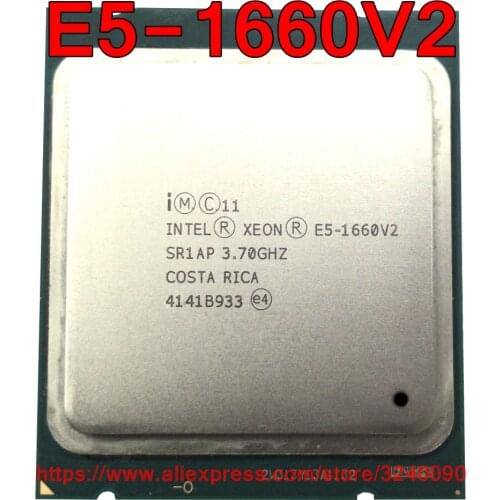 Intel Xeon CPU E5 1660V2 SR1AP 3.70GHz 6-Core 15M LGA2011 E5-1660V2 E5 1660 V2 processor free shipping E5-1660 V2