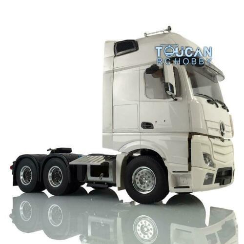 1/14 Tractor Truck LESU RC Metal 6*6 Chassis Motor Hercul DIY 1851 3363 Cabin THZH0781-SMT3