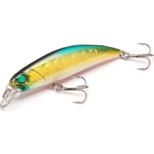 1PCS Minnow Fishing Lure Laser Hard Artificial Bait 3D Eyes 6.5cm 4g Fishing Wobblers Crankbait Pesca
