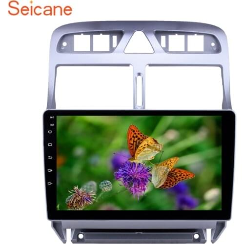 Seicane GPS Navigation car Radio for 2007 2008 2009 2010 2011 2012 2013 Peugeot 307 with Bluetooth AUX support DVR Carplay SWC