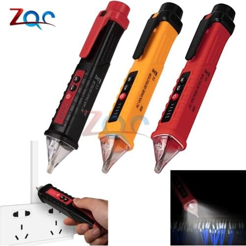 LED Digital 12V-1000V AC Voltage Detectors Non-Contact Socket Wall Tester Pen Voltmeter Meter Volt Current Electric Test Pencil