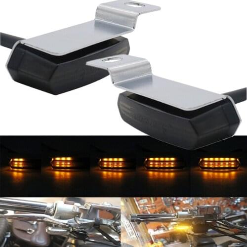 LED Turn Signal Light Mini Flowing Water Blinker Flashing Indicators For Harley Honda Cafe Racer Scooter ATV Motocross Universal