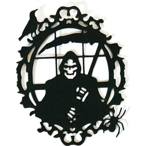 The reaper Dies Happy Halloween Metal Cutting Dies Scrapbooking Ghost Craft Die Cut for diy paper card making
