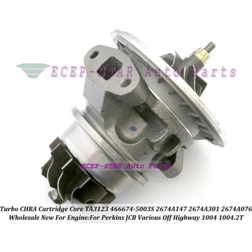 Turbo Cartridge CHRA TA3123 466674-0007 466674 466674-5003S 2674A147 2674A076 2674A301 For Perkins JCB Off Highway 1004.2T 98kw