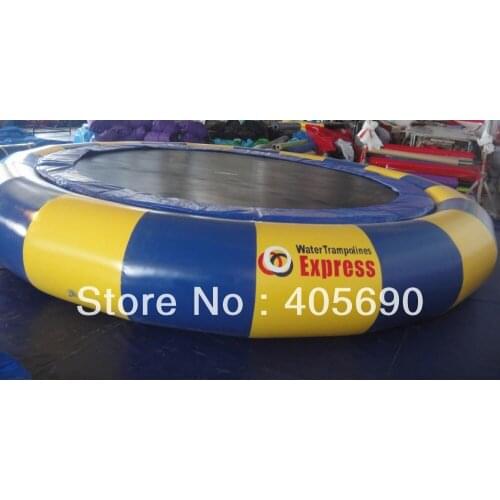 Exciting PVC cheap inflatable water trampoline for sale