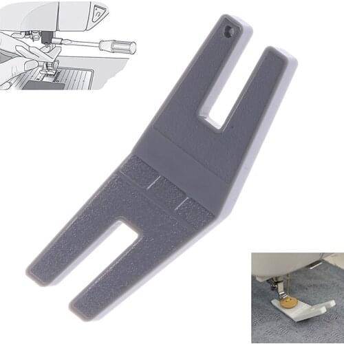Clearance Plate Button Reed Presser Foot Hump Jumper for Sewing Machines 1PC