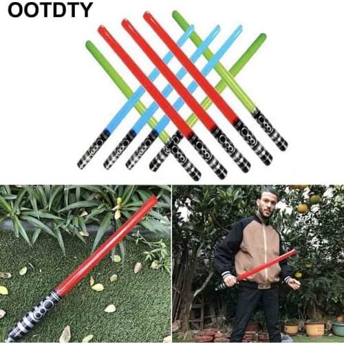 1 Piece Inflatable Lightsaber Toy Sword Stage Props Outdoor Fun Game Playing Birthday Party Favors Kids Toy Beach Toy