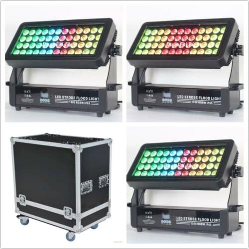 1pcs With Flycase LED Pixel City Color Wash Wall Light 48x10w RGBW 4in1 City Color LED Lightings