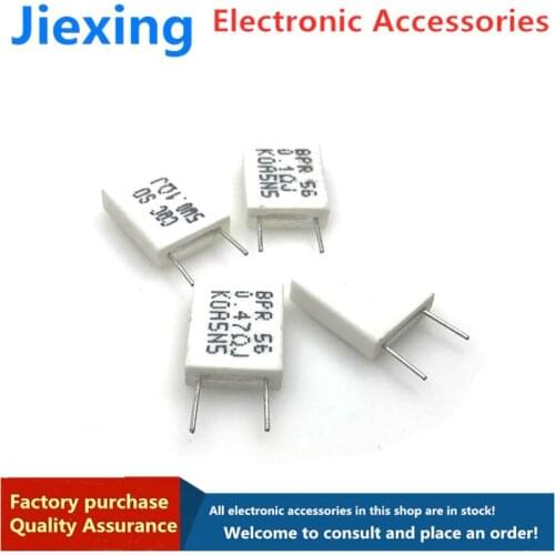 10PCS 5W 0.1R 0.15R 0.22R 0.25R 0.33R 0.47R KOA non-inductive resistor BPR56