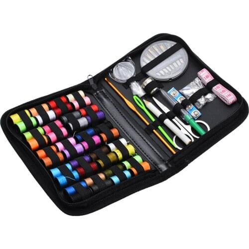 128pcs/set Portable Sewing Kit Home Travel Sewing Tool Set Kitting Needles Tools Quilting Thread Stitching Embroidery Craft
