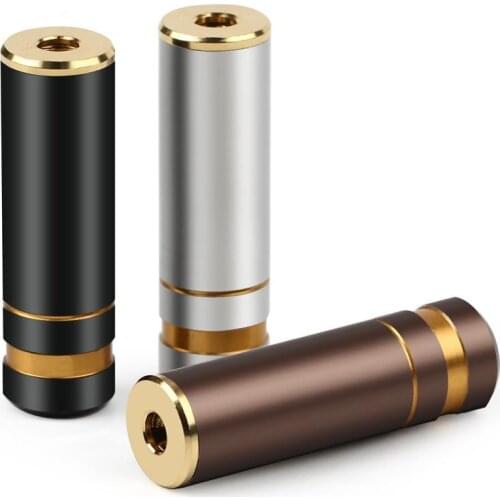 2.5mm 4 Poles Balanced Female Plug Gold Plated Earphone Metal Adapter 2.5 Audio Minijack Solder Wire Connector Headphone Jack