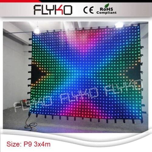 3x4m P9 free shipping rechargeable flashlight video screen