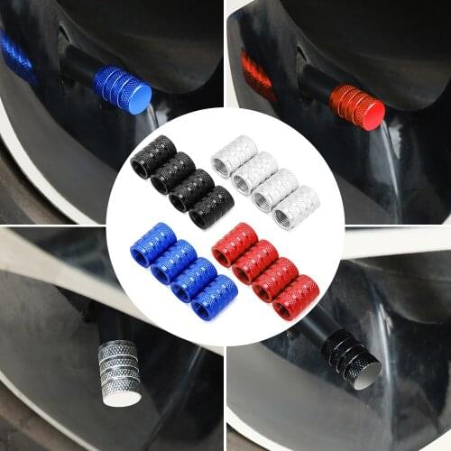 4PCS Car Wheel Tire Valves Caps Tyre Air plugs For VW Volkswagen CC T-ROC Golf 4 5 6 7 T4 T5 Sharan 7N Passat B5 B6 Polo Tiguan
