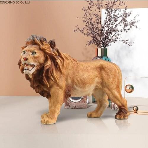 American Lion Decorations Home Accessories Light Luxury Living Room Wine Cabinet Decoration Office Study Desk Furnishings