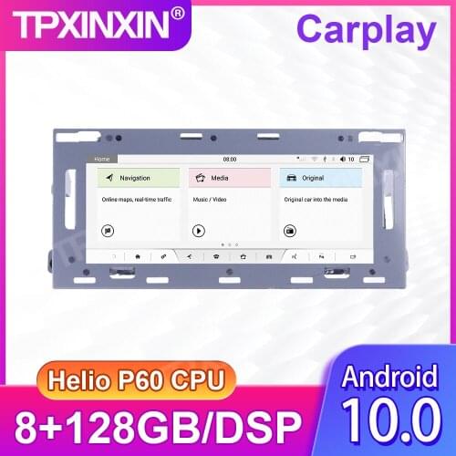 8+128GB Android 10.0 IPS Screen Car Radio For Range Rover Evoque Multimedia Auto Video DVD Player Navigation Stereo GPS 2 din