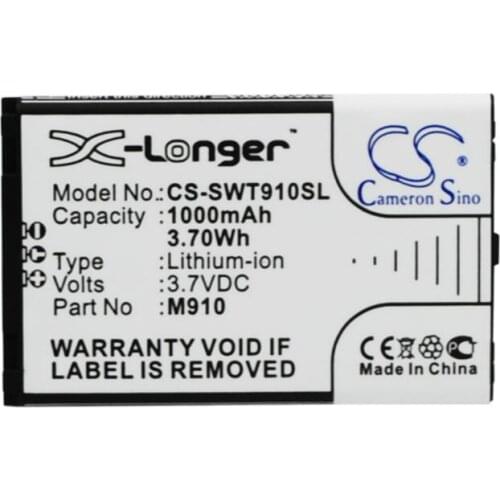 Cameron sino 1000mah battery for SWITEL M910 Mobile, SmartPhone Battery