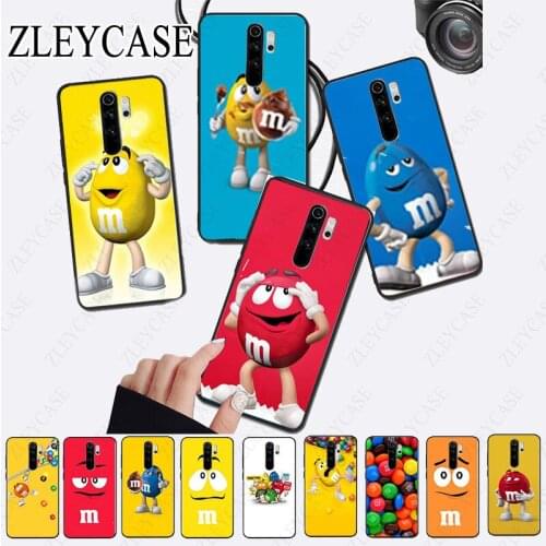 M&Ms Chocolate Phone Case cover Shell for redmi note8pro note7 note5 note6pro 7A 8A 8 note9s Note 8t note9pro Cover