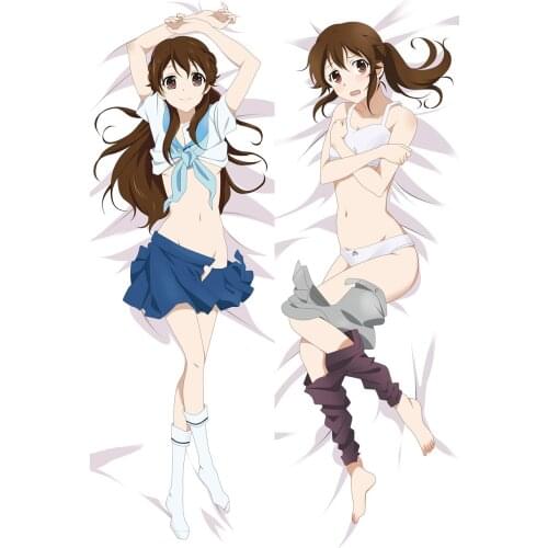 Coscase Japanese Anime Hugging Body Pillowcase Glasslip Toko Fukami Nagamiya Sachi Dakimakura Pillow Cover Case