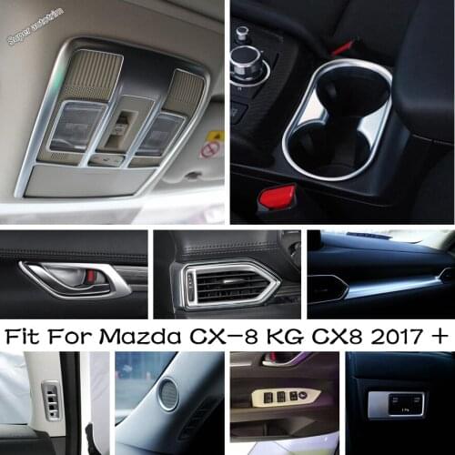 Central Control Instrument Panel Decoration Sticker Matte Interior Accesorios Modification ABS For Mazda CX-8 KG CX8 2017 - 2021