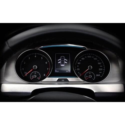 For Volkwagen VW Golf 7 2013 2014 2015 Stainlesss Steel Auto Middle Console Instrument Panel Garish Strip Dashboard Decoration