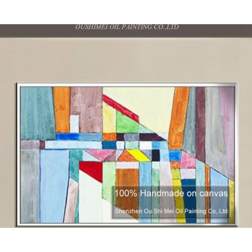 Accept customize photos oil painting handmade new abstract landscape painting on canvas for living room decoration artwork