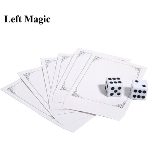 1 Set Russia Dice Deluxe Forcing Dice Magic Tricks Close-Up Street Stage Magic Tricks Accessories Comedy Classic Toy